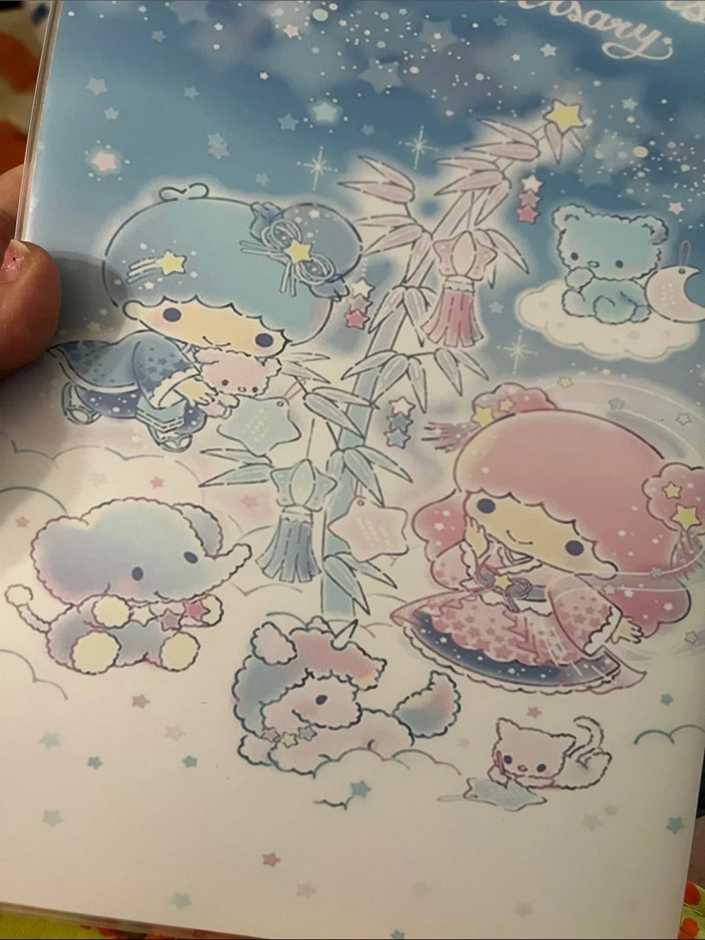 Sanrio Little Twin Stars 45th Anniversary super soft B5 notebook